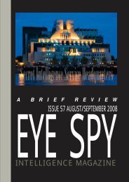 contents 57 - Eye Spy Intelligence Magazine