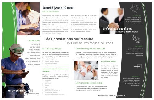 Sécurité | Audit | Conseil - Apave