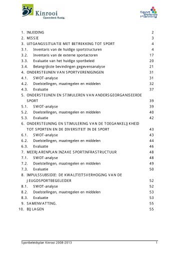 1. INLEIDING 2 2. MISSIE 3 3 ... - Gemeente Kinrooi