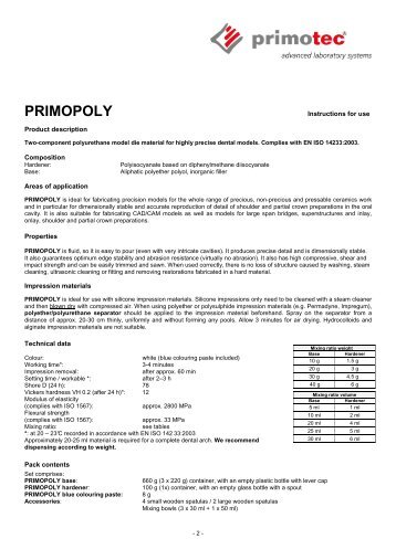 01 instructions primopoly model and die resin 061017 Engl - primotec