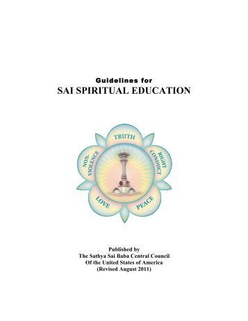 Guidelines for the SSE Program - USA Sai Organization