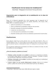 ClasificaciÃ³n de las tareas de modelizaciÃ³n - CPR Ceuta