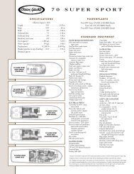 70SS Spec Sheet - Ocean Yachts Inc.