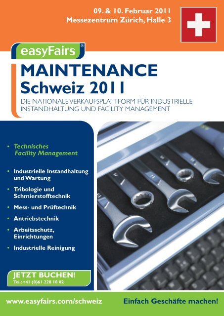 MAINTENANCE Schweiz 2011 - easyFairs