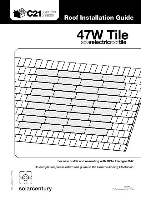 C21e tile installation guide - Solarcentury
