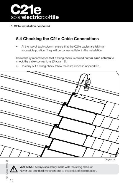 C21e tile installation guide - Solarcentury