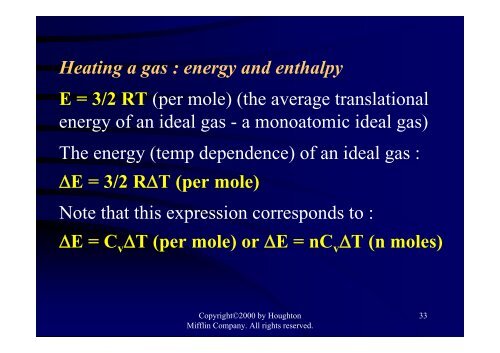 Ch 9 Energy, Enthalpy, and Thermochemistry