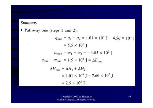 Ch 9 Energy, Enthalpy, and Thermochemistry