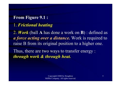 Ch 9 Energy, Enthalpy, and Thermochemistry