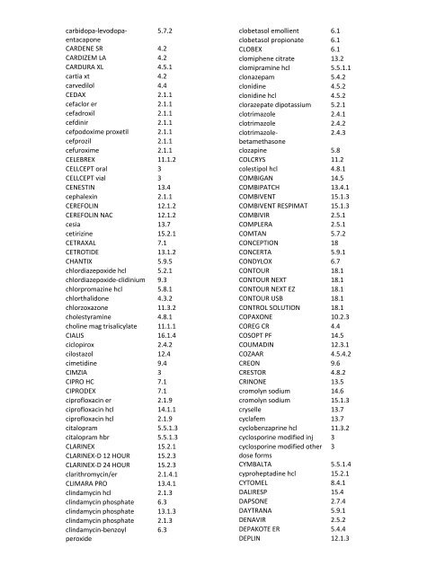 Preferred Drug List 2013 Standard Formulary with ... - Express Scripts