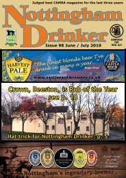 Crown, Beeston, is Pub of the Year see p. 18 - Nottingham CAMRA