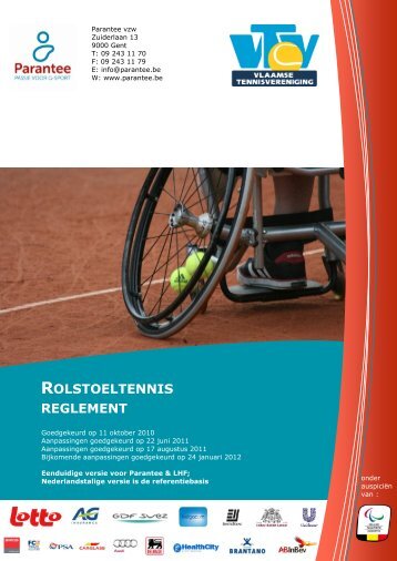 ROLSTOELTENNIS REGLEMENT - Parantee