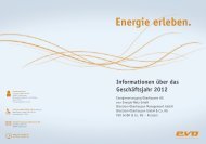 GeschÃ¤ftsjahr 2012 - EVO Energieversorgung Oberhausen AG