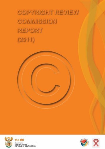 Copyright Review Commission Report - ICT Law and Regulation ...