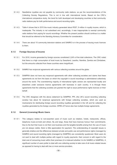 Copyright Review Commission Report - ICT Law and Regulation ...