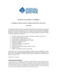 ÃTUDE DE CAS DE TRIBUNAUX HYBRIDES LE TRIBUNAL ...