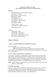 8th WIRS UCP Forum - 24-02-2010 (pdf, 127kb) - Lloyd's Register