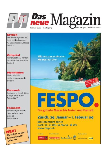 Zürich, 29. Januar – 1. Februar 09 - DnM Das neue Magazin