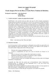 Rapport du projet « Carnaval des animaux-Karneval ... - Tele-Tandem