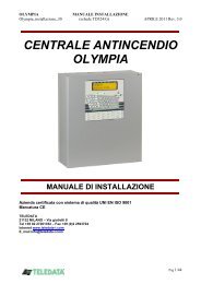 CENTRALE ANTINCENDIO - Teledata