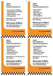 Rek Ca-pris 19.995 kr - Cycleurope