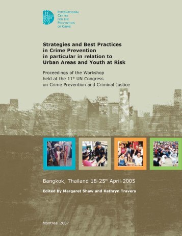 Strategies and best practices in crime prevention urban areas and youth at risk ang