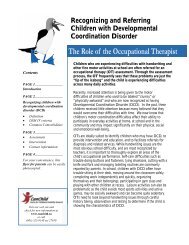Developmental Coordination Disorder (DCD)