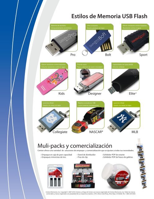 Memorias USB - Centon Electronics, Inc.