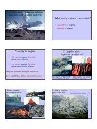 Introduction to volcanoes, volcanic eruptions, and volcanic ...