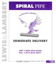 SPIRAL PIPE - RJI-Sales.com