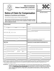 FORM: 30C Notice of Claim for Compensation - State of Connecticut ...