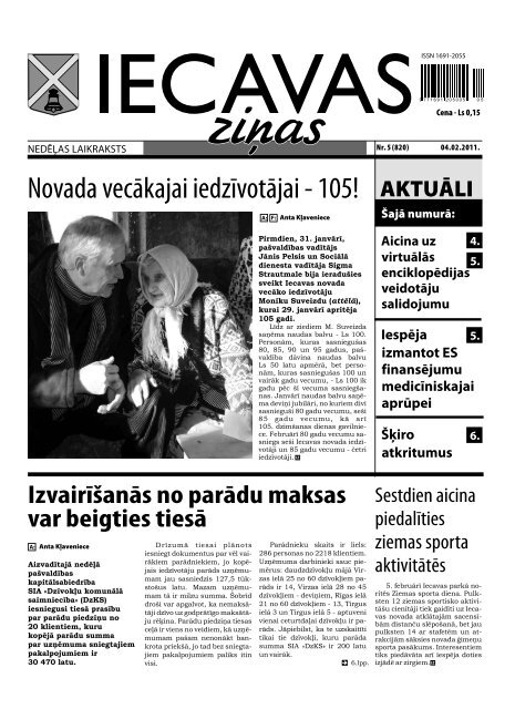 04.02.2011. (Nr.5) - Iecavas novads