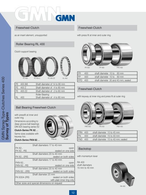 Sprag-Type Freewheel-Clutches