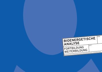 BIOENERGETISCHE ANALYSE