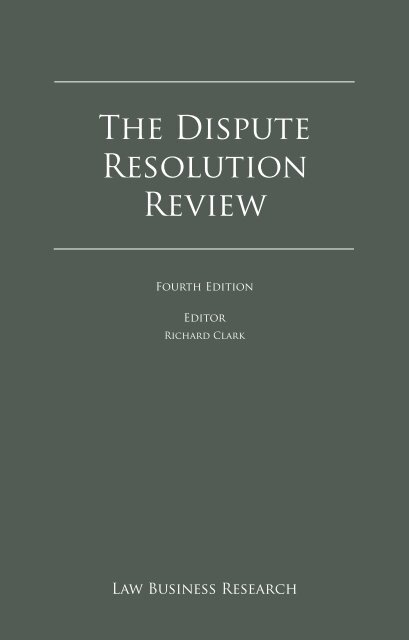 The Dispute Resolution Review - Bahrain - KBH Kaanuun Ltd