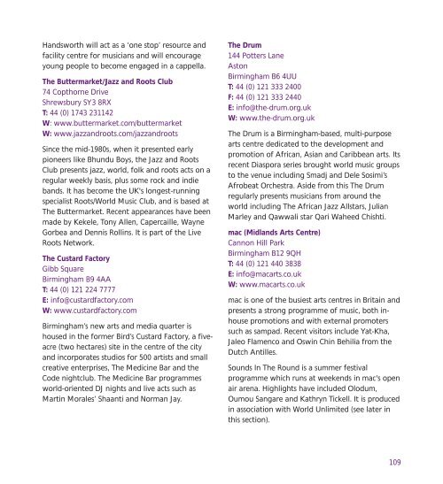World music in England - part four [PDF 434.3 - Arts Council England