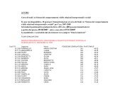 AVVISO Corso di studi in Scienze del comportamento e delle ...