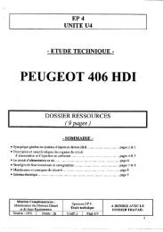 PEUGEOT 406 HDI - CRDP Basse-Normandie