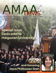 Special Issue Dedicated to Haigazian University - Armenian ...