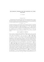 A periodic problem for the Korteweg-de Vries equations, I.