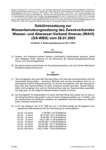 4 GS WBS.pdf - Wasser- und Abwasser Verband Ilmenau