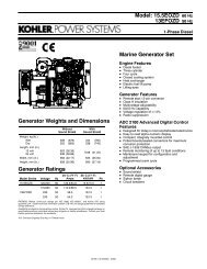 Model: 15.5EOZD 60 Hz 13EFOZD 50 Hz Marine ... - Westdiesel