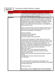 Performance Indicator Definition Template Appendix 1