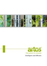 artos Pole systems for vineyards