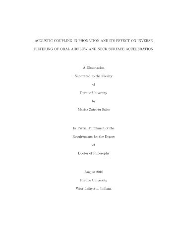 ACOUSTIC COUPLING IN PHONATION AND ITS EFFECT ON ...