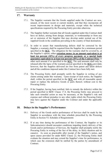 Bid Document 7 - Philippines Bases Conversion and Development ...