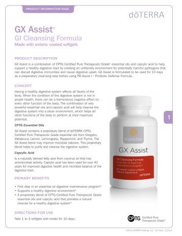 GX Assist® - dōTERRA - Essential Oils