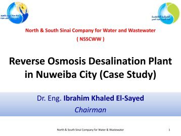 Reverse Osmosis Desalination Plant in Nuweiba City ... - ACWUA