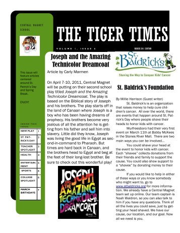 the tiger times - Central Magnet School - Rutherford County Schools