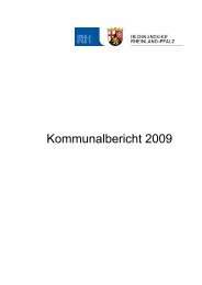 Kommunalbericht 2009 - beim Rechnungshof Rheinland-Pfalz